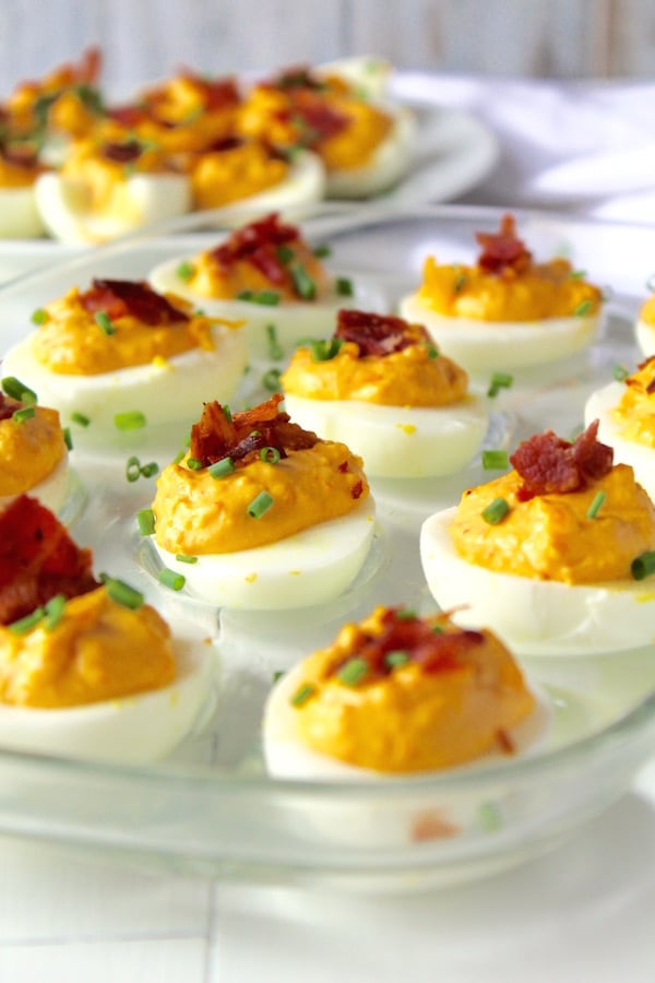 PIMENTO BACON DEVILED EGGS Bessie Bakes