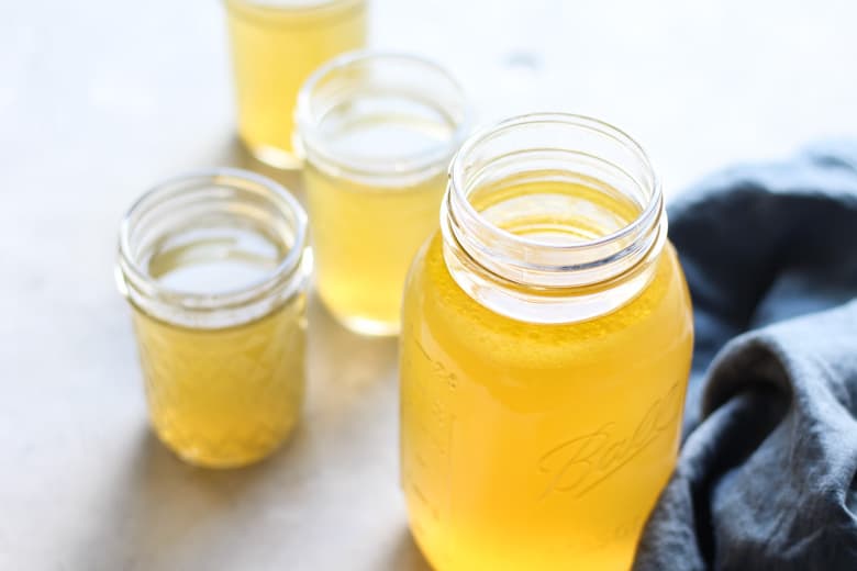 Chicken Bone Broth made in an instant pot