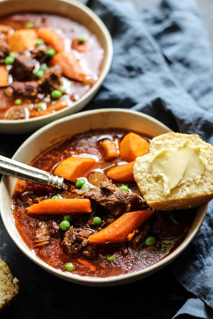 BONE BROTH INSTANT POT BEEF STEW RECIPE CROCKPOT STOVETOP TOO 
