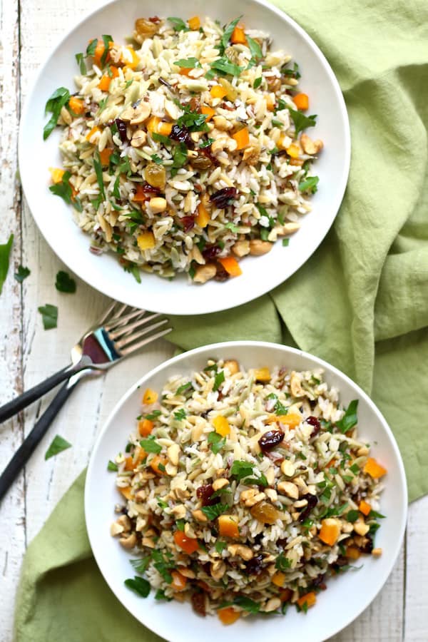 Orzo & Wild Rice Salad Bessie Bakes