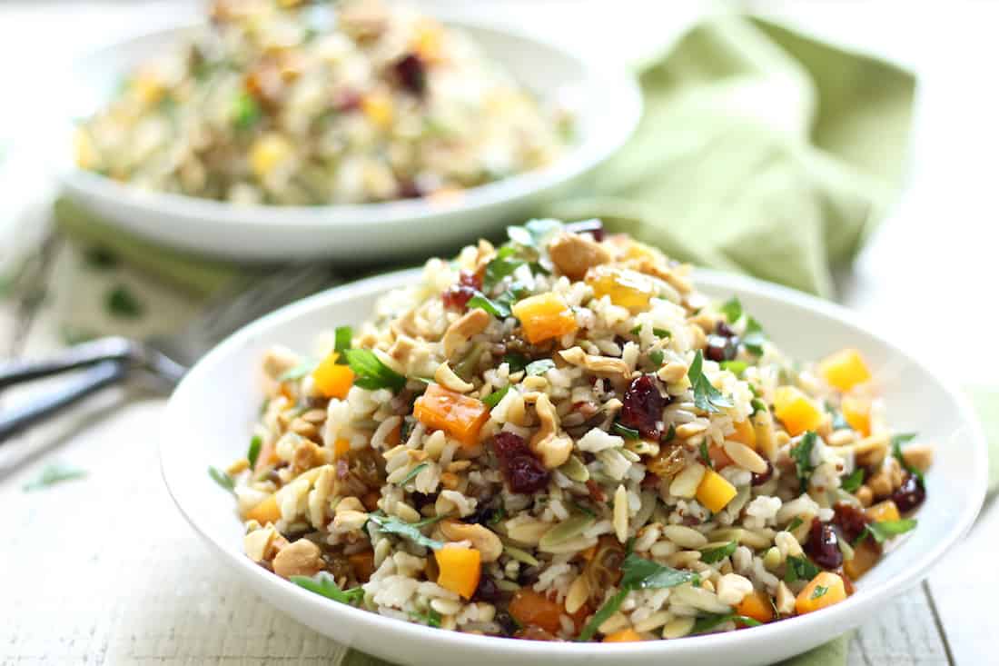 Orzo & Wild Rice Salad Bessie Bakes
