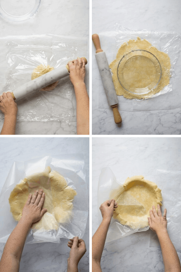 how to roll out pie crust step by step