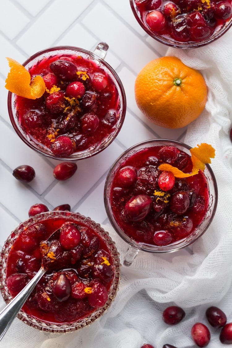 Easy 15 minute Cranberry clementine