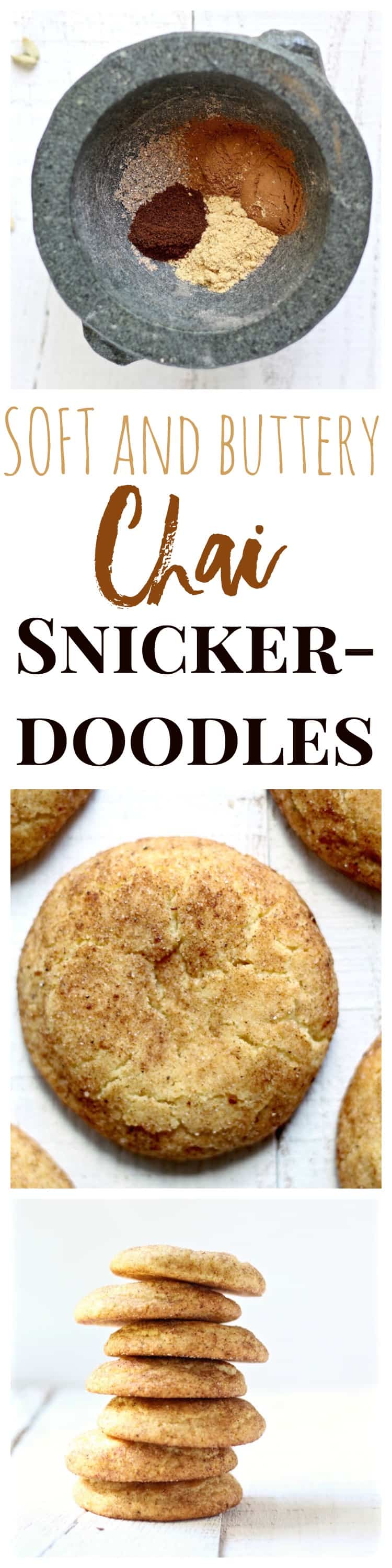 soft chai snickerdoodle cookie recipe