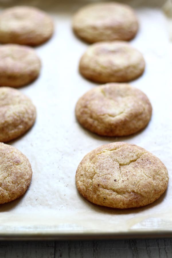 chai snickerdoodles baked