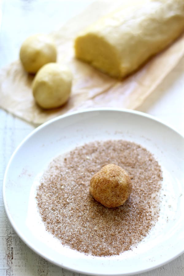 chai snickerdoodles rolled sugar and spices