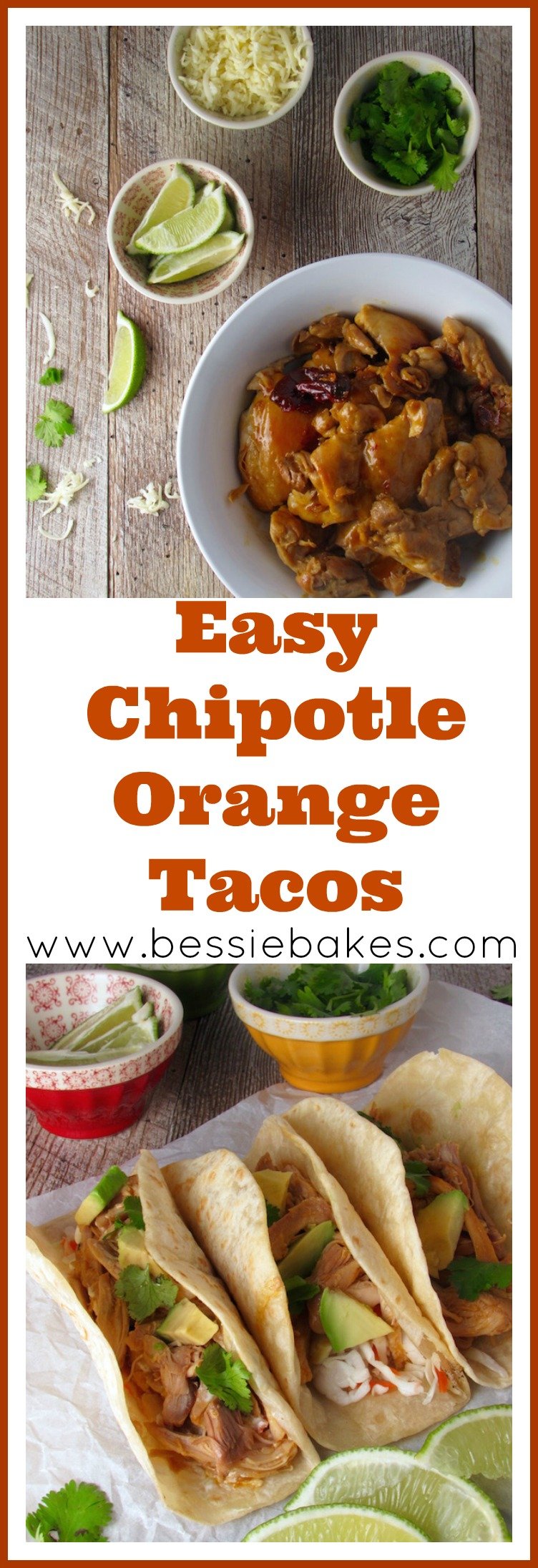 easy chipotle orange chicken tacos