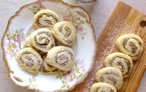 Pistachio rose water cookies are light, flaky, and so exotic!