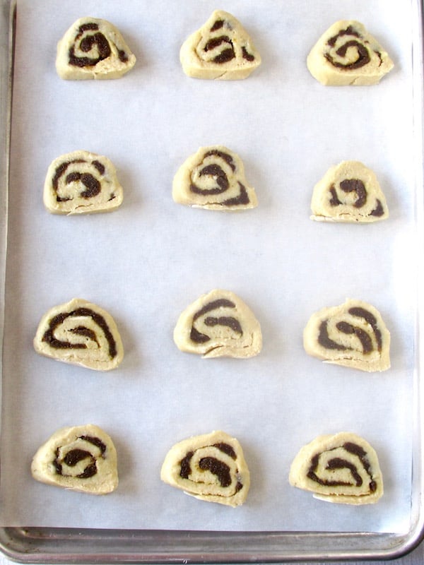 Pistachio rose water cookies shaped