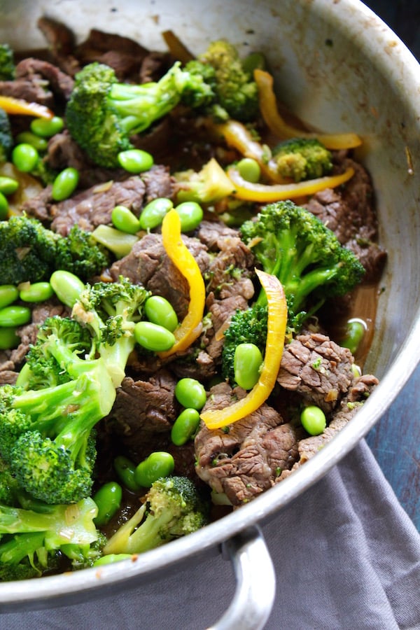 beef and broccoli udon stirfry 1