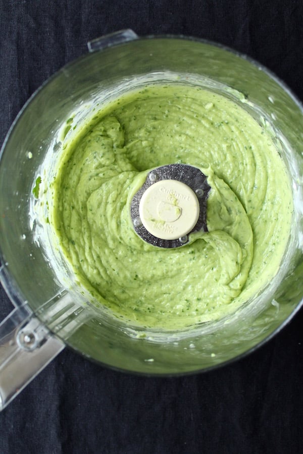 avocado lime cilantro sauce for sweet potato fries