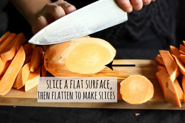 How to slice sweet potatoes fries