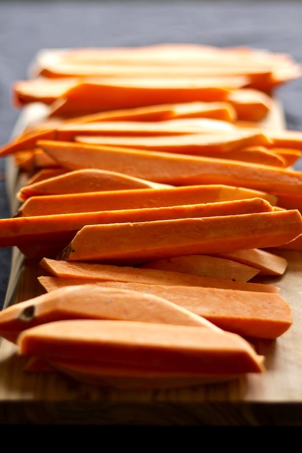 Learn how to slice sweet potato fries!