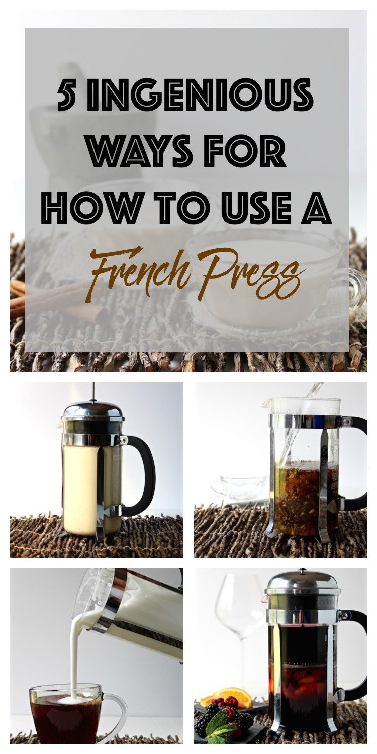 5 ingenious ways for how to use a french press pinterest