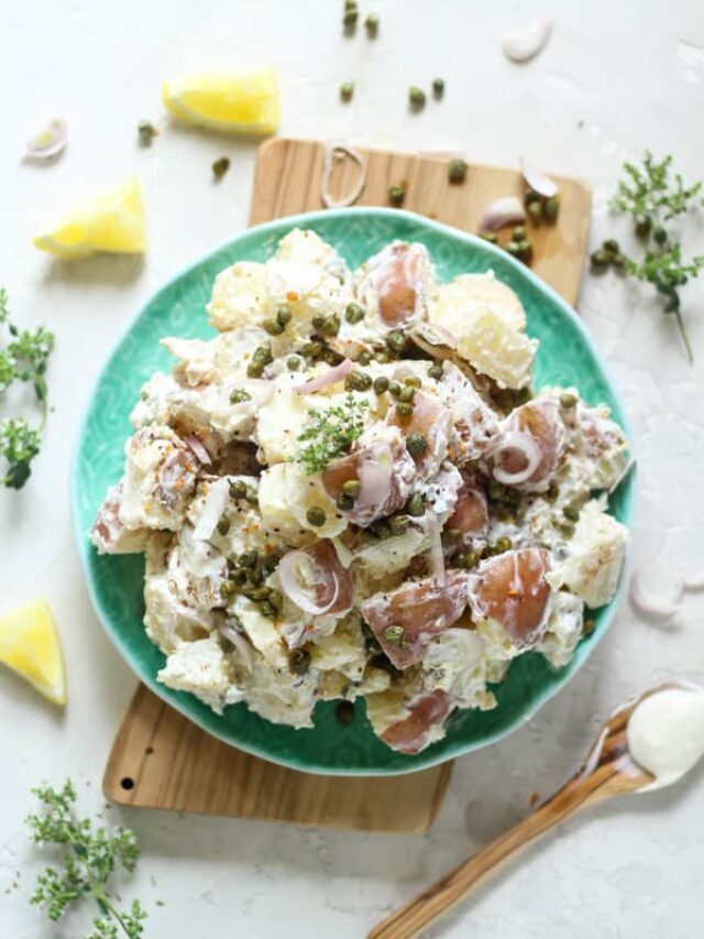 Créme Fraîche Potato Salad Bessie Bakes