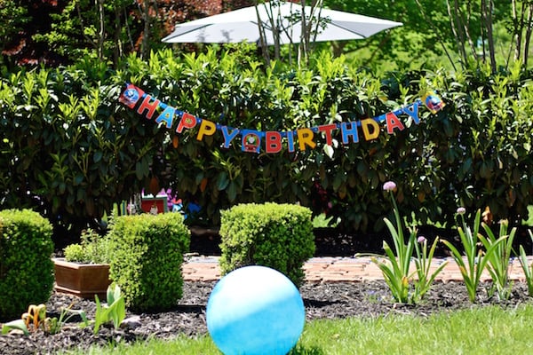 thomas the train party supplies happy birthday sign