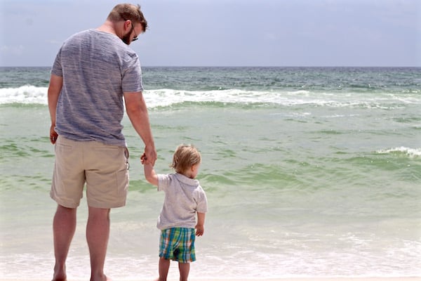 jake and samuel destin on beach