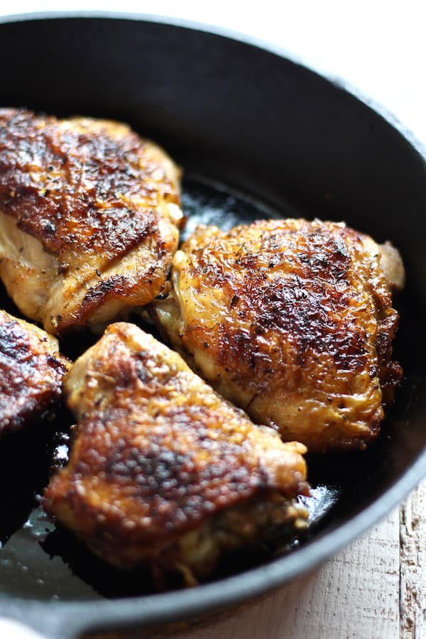 crispy chicken thighs