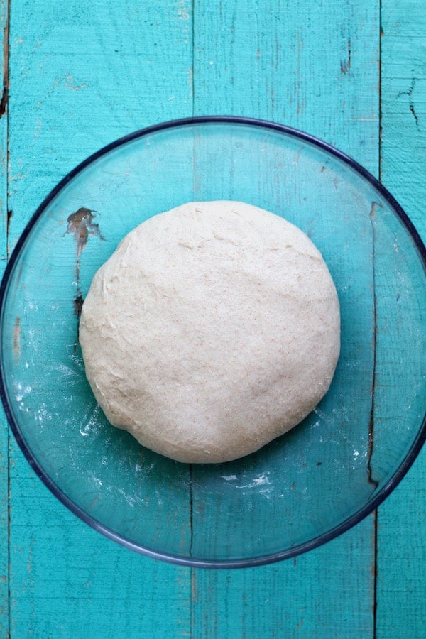 garlic naan after fermenting