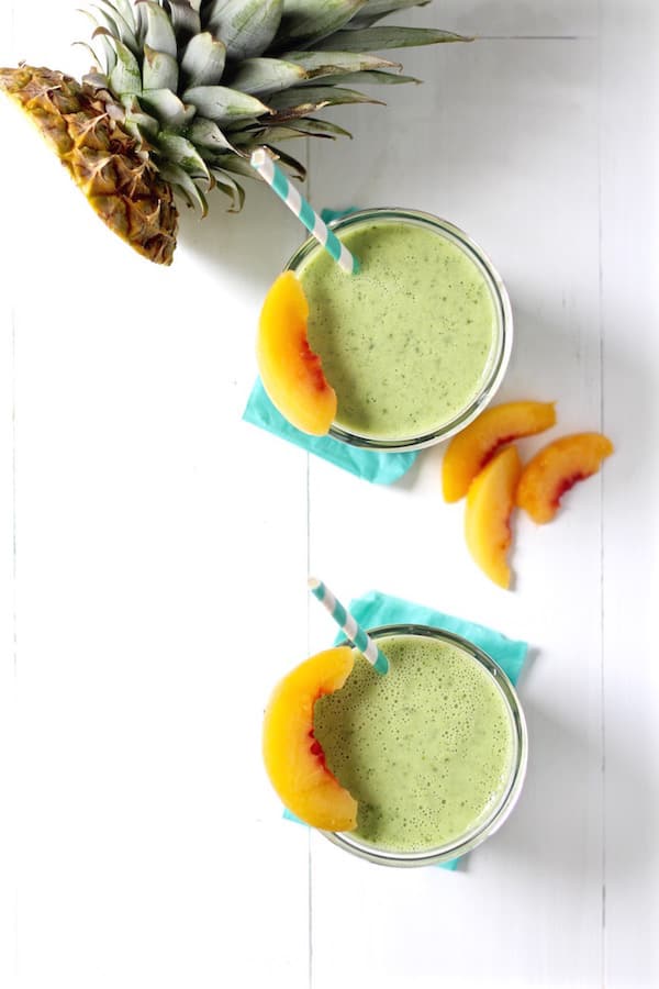 smoothies and smoothie popsicles for toddlers and kids kale pineapple peach