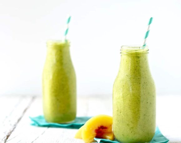 Green mango peach smoothie recipe