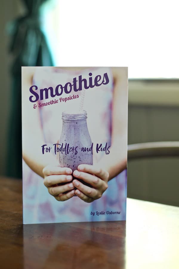 Here is my FIRST COOKBOOK Smoothies & Smoothie Popsicles For Toddlers and Kids available on Amazon!