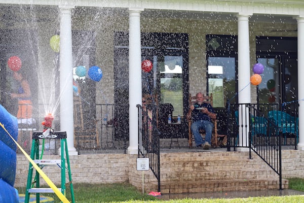 Fire hydrant water sprinkler for kids!