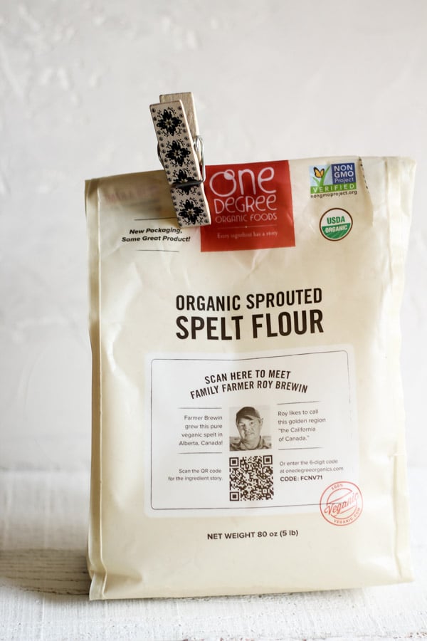 Organic sprouted spelt flour