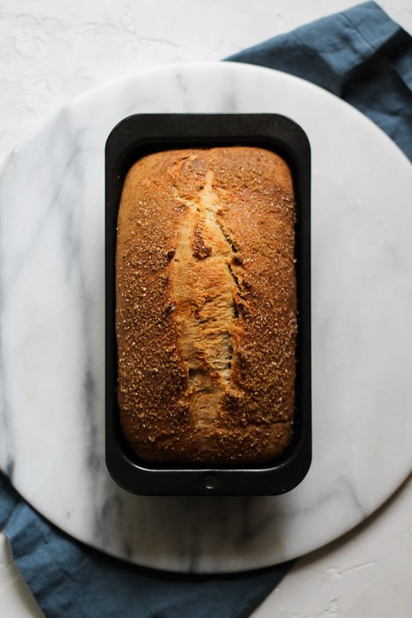 Sourdough Spelt Brioche Bread Baked