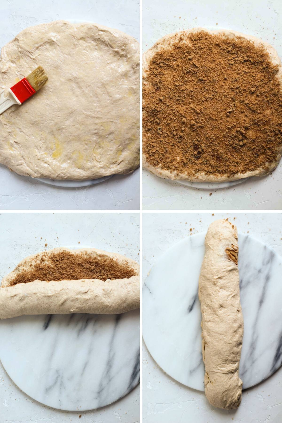 how to shape sourdough cinnamon rolls