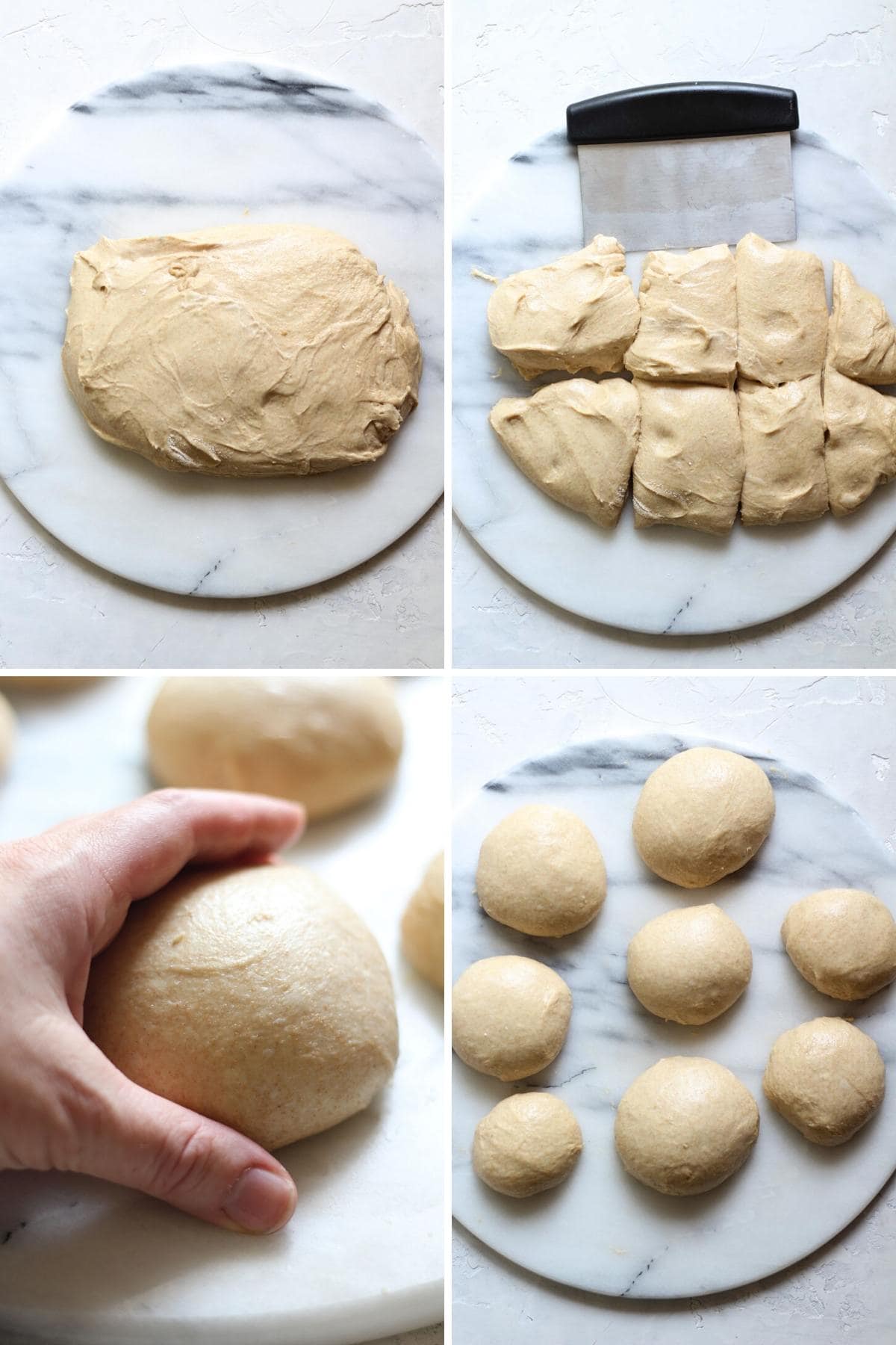 How to shape Sourdough hamburger buns