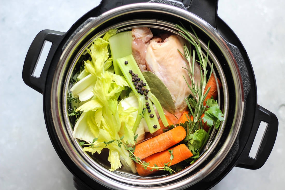 Instant pot chicken bone broth recipe