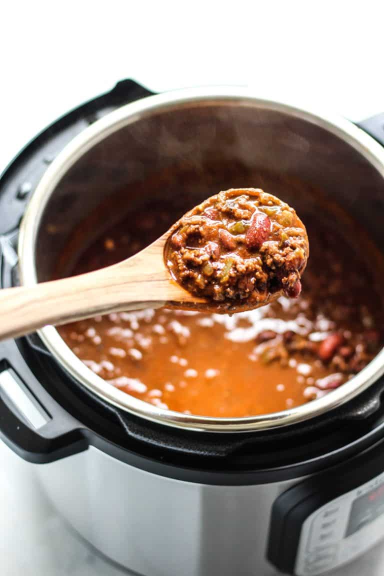 BONE BROTH INSTANT POT CHILI RECIPE & VIDEO SLOW COOKER & STOVETOP