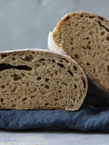 Sourdough Bread Recipe wih step-by-step photos and a video