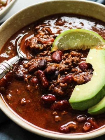 Instant pot chili recipe with bone broth