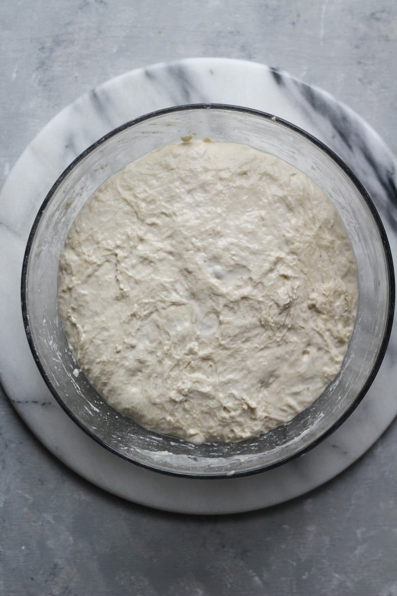 Sourdough Bread recipe fermenting for 8 to 12 hours