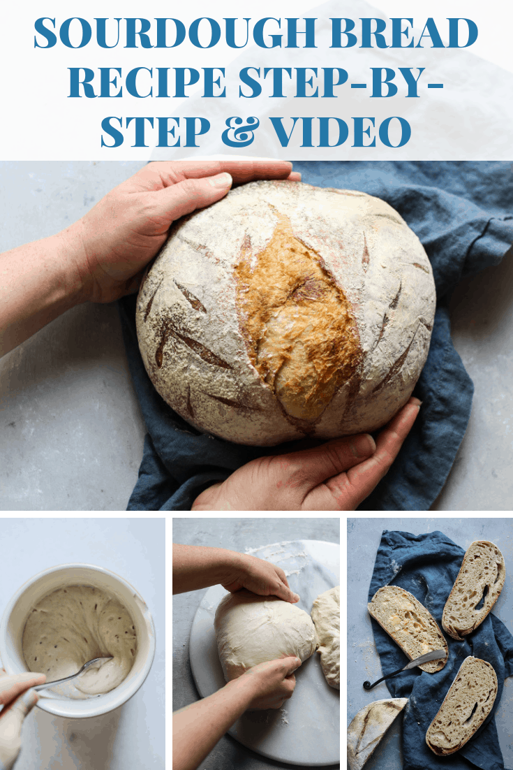 Sourdough bread recipe step by step photos with video instruction