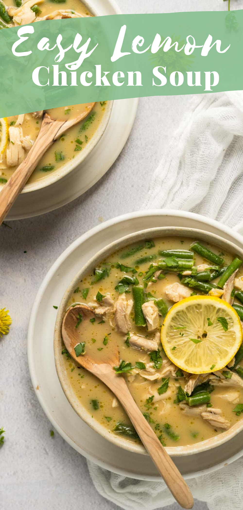 Avgolemeno soup (greek lemon chicken soup) is so easy and delicious! via @bessiebakes