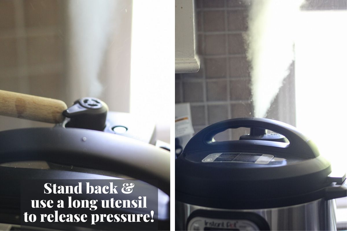 INSTANT POT  PRESSURE RELEASE HACK 