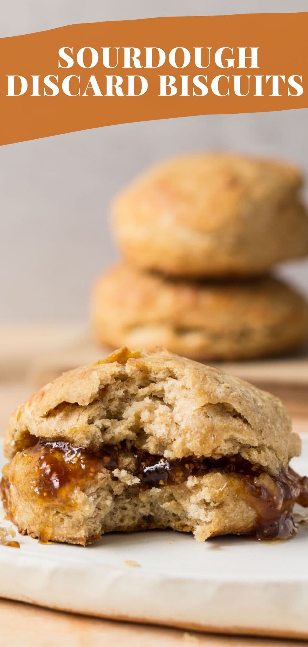 Easy, buttery, flaky sourdough discard biscuits via @bessiebakes