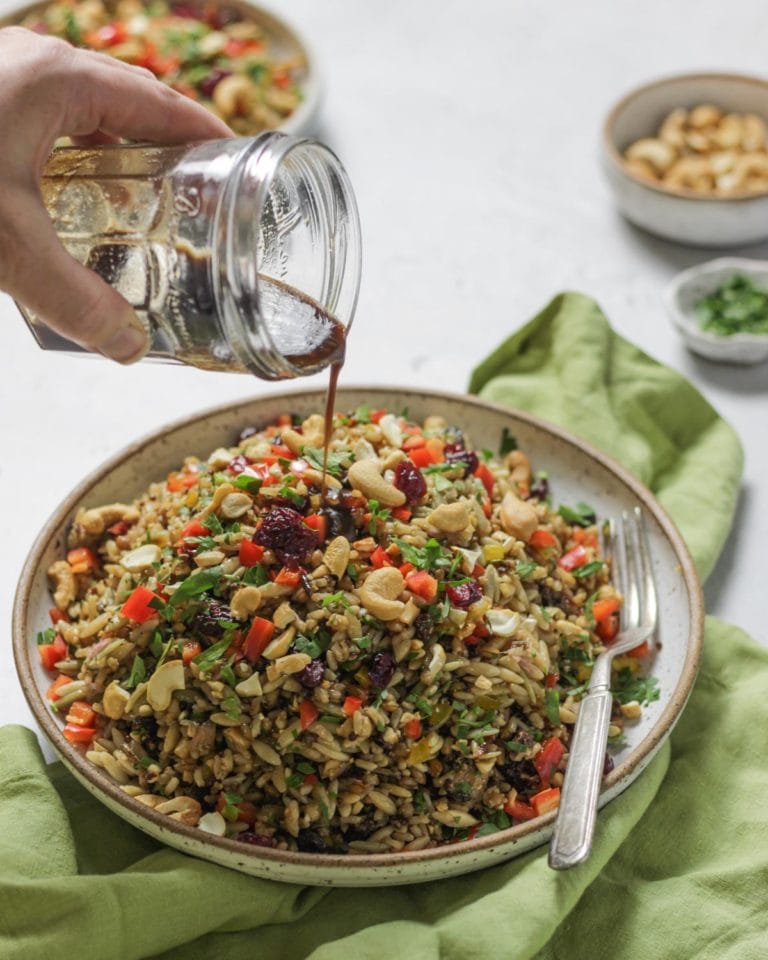 Orzo & Wild Rice Salad Bessie Bakes