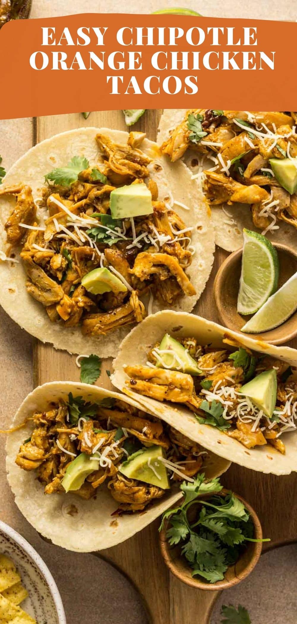 These easy chipotle orange chicken tacos will be your new favorite way to make tacos! via @bessiebakes