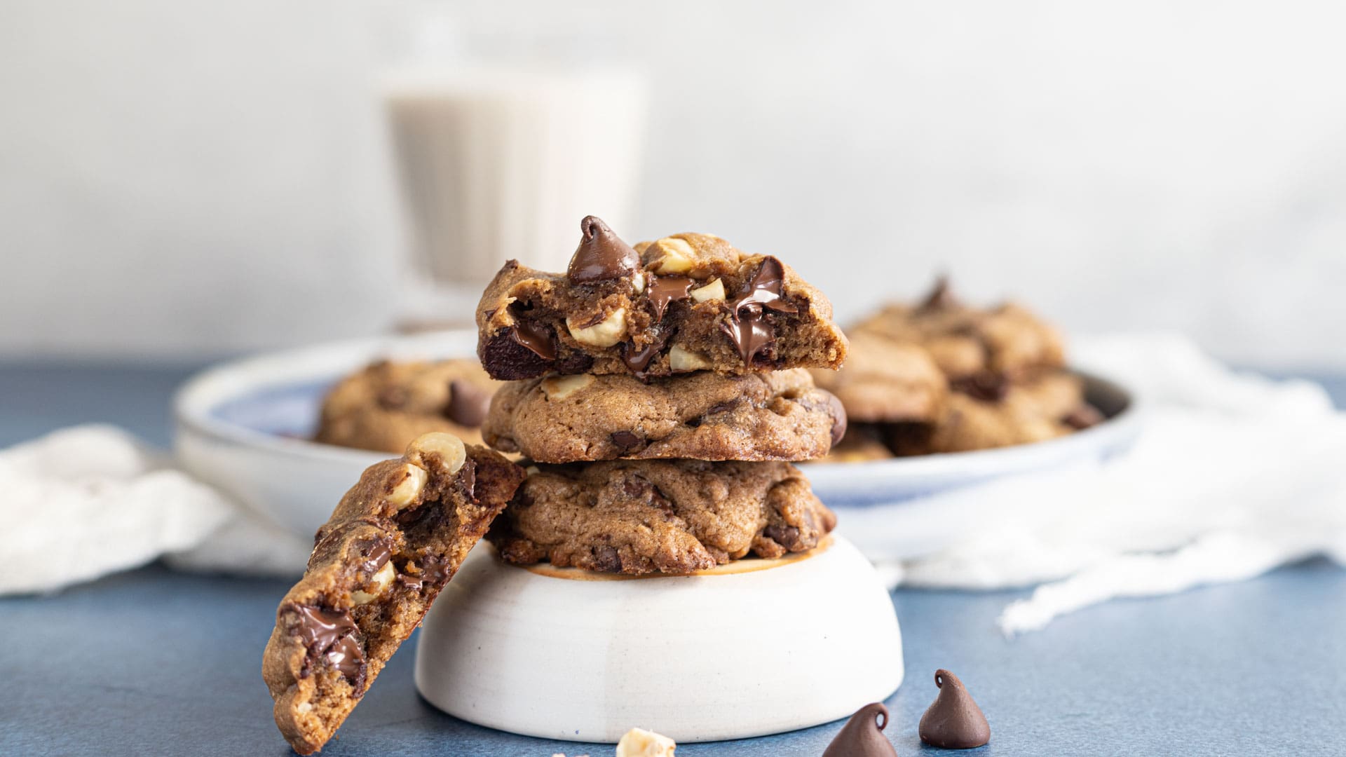 Double Chocolate Hazelnut Orange Cookies Bessie Bakes