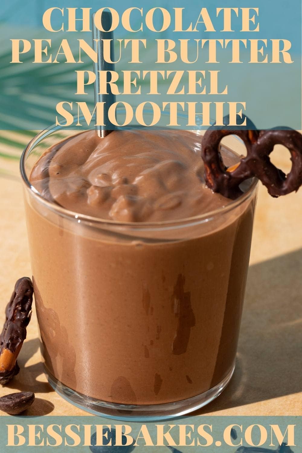 This smoothie is so delightfully savory and sweet that you won’t even notice that it’s not loaded with all the sugar of a peanut butter cup. For smoothie lovers that want a chocolate smoothie without banana, this one is sure to be a winner. via @bessiebakes