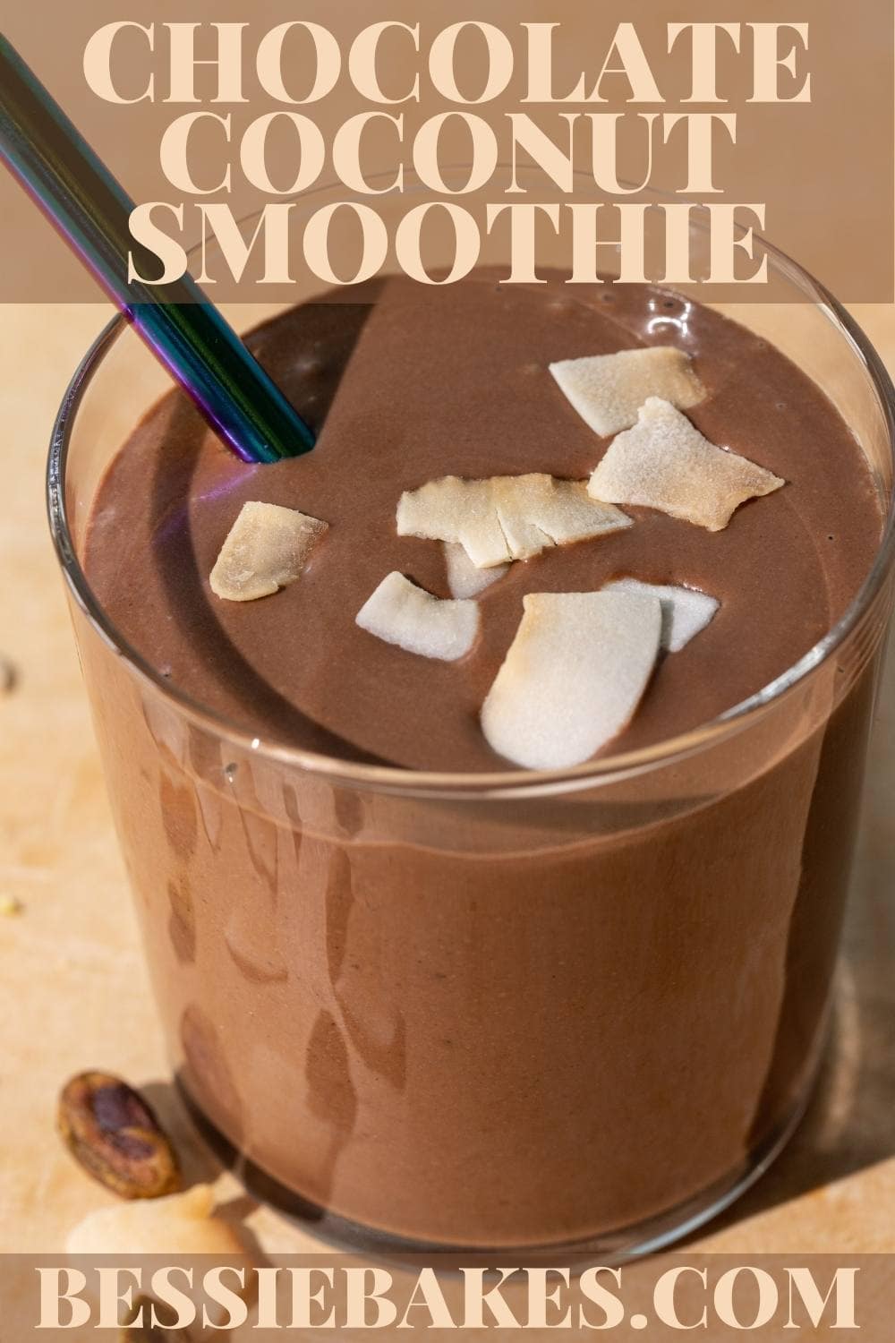 This smoothie is perfect to the last sip! While being high in good fats, it’s also low in sugar and still so rich and delicious that you’ll be craving more. via @bessiebakes