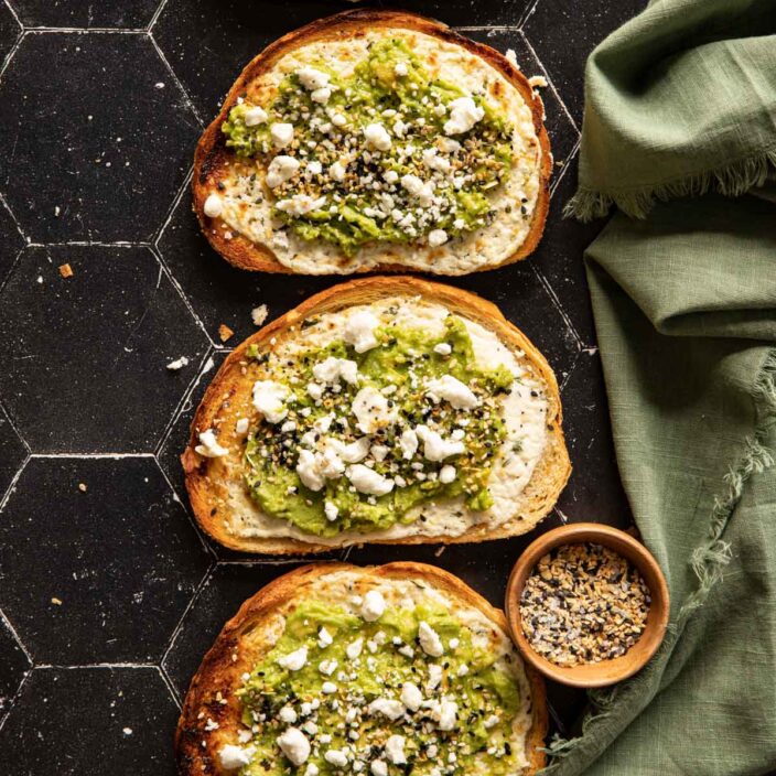 Goat Cheese Avocado Toast Bessie Bakes