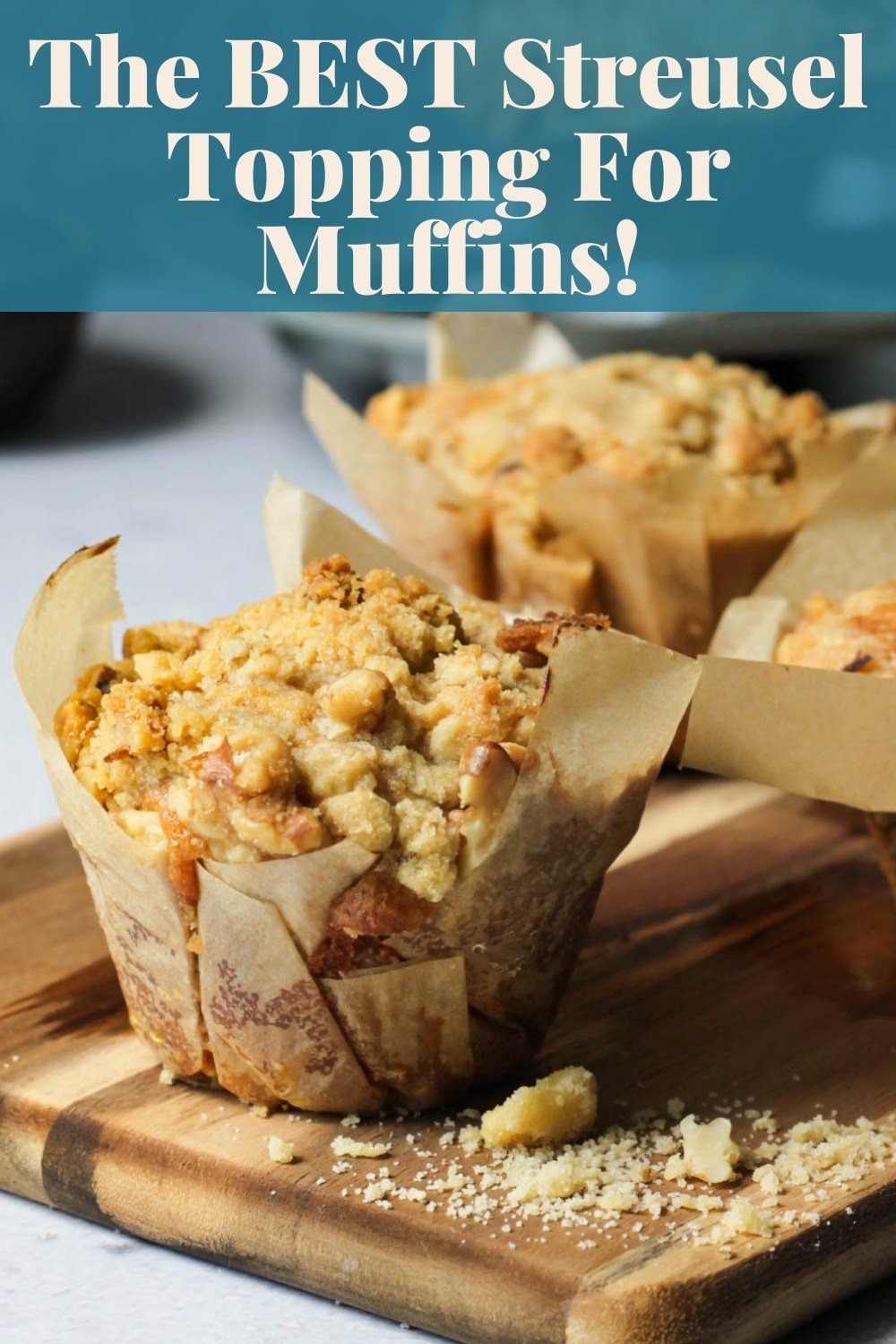 This is the BEST streusel topping for muffins and coffee cakes! via @bessiebakes