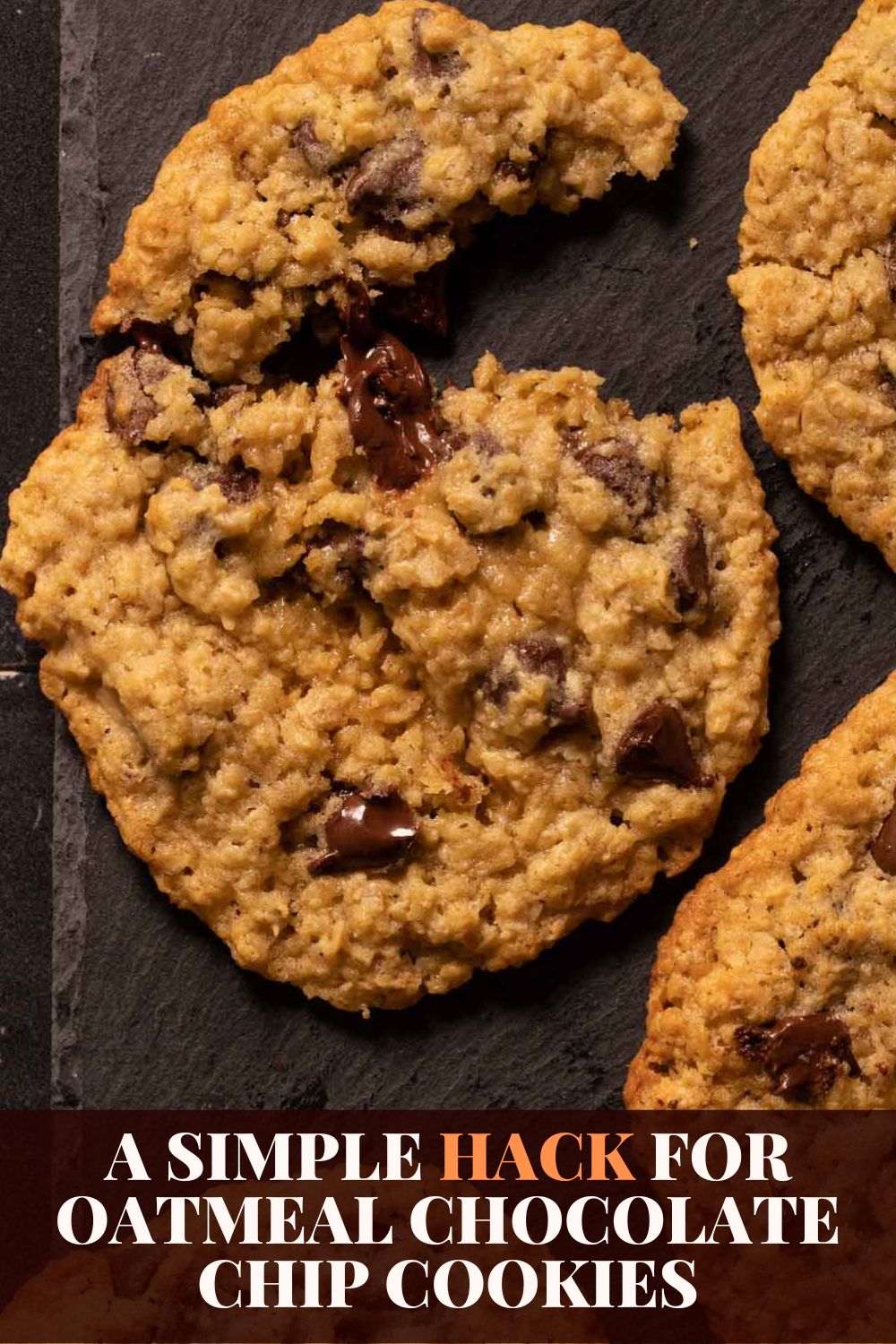 These small batch oatmeal chocolate chip cookies have a simple hack to make them utterly delicious via @bessiebakes