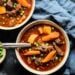 Bone Broth Instant Pot Beef Stew Recipe with carrots, onion, and peas